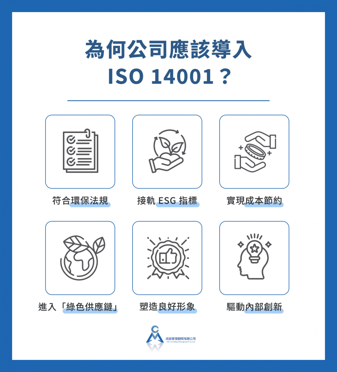 為何公司應該導入 ISO 14001?