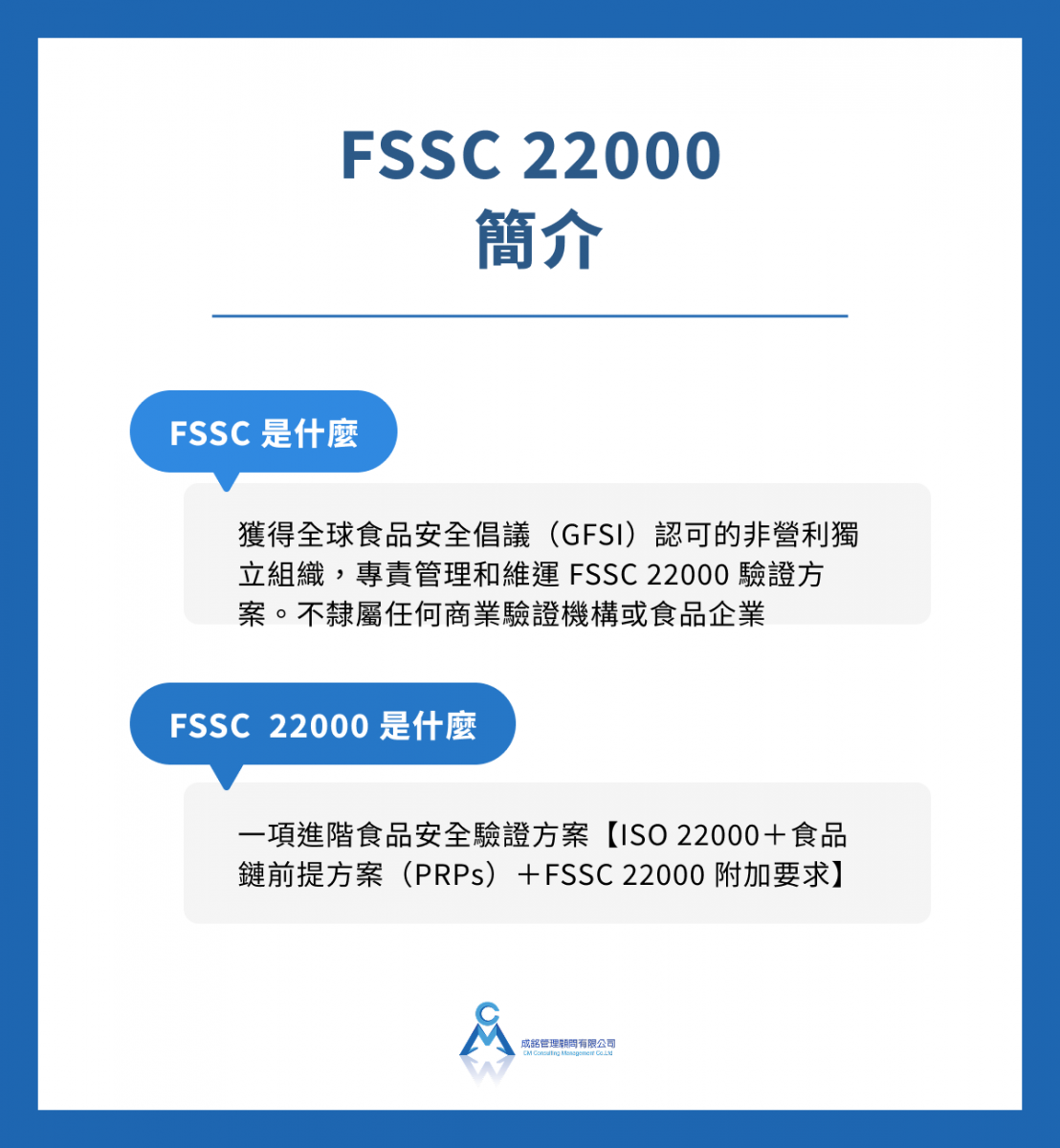 FSSC 22000 簡介